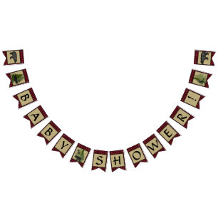 Holzfäller-karierter Wimpelkette