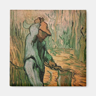 Holzfäller (nach Millet) von Vincent van Gogh Magnet