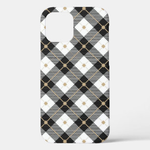 Holzfäller Schwarz-Weiß-Karomuster Case-Mate iPhone Hülle