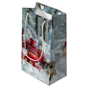 Holzfiguren Weihnachten Kleine Geschenktüte