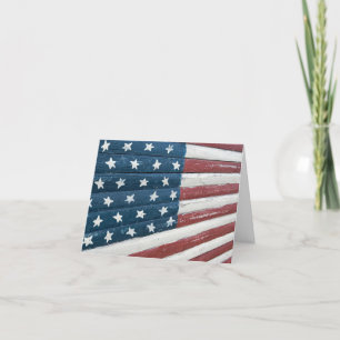 Holzflagge Karte