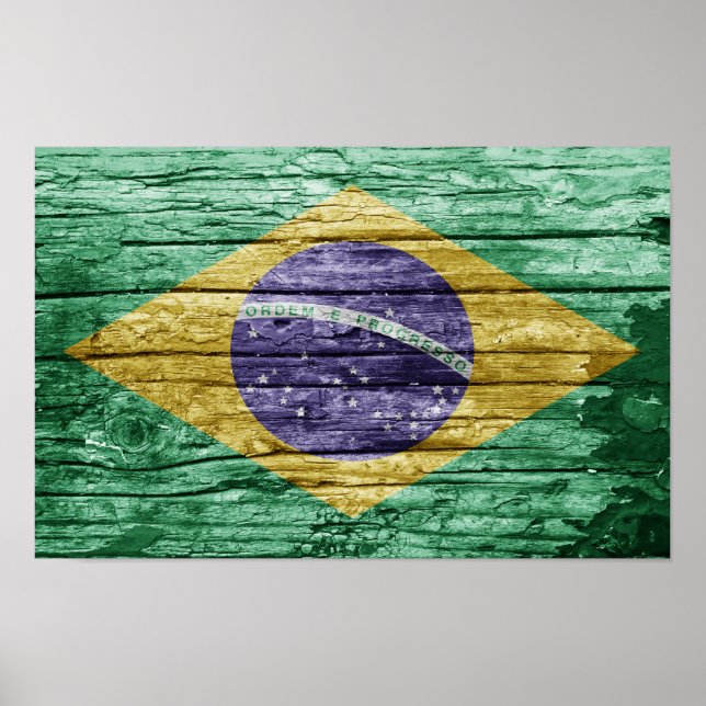Holzflagge Poster (Vorne)