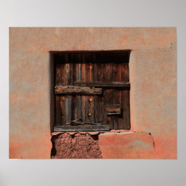Holzfräsen im Adobe House Poster