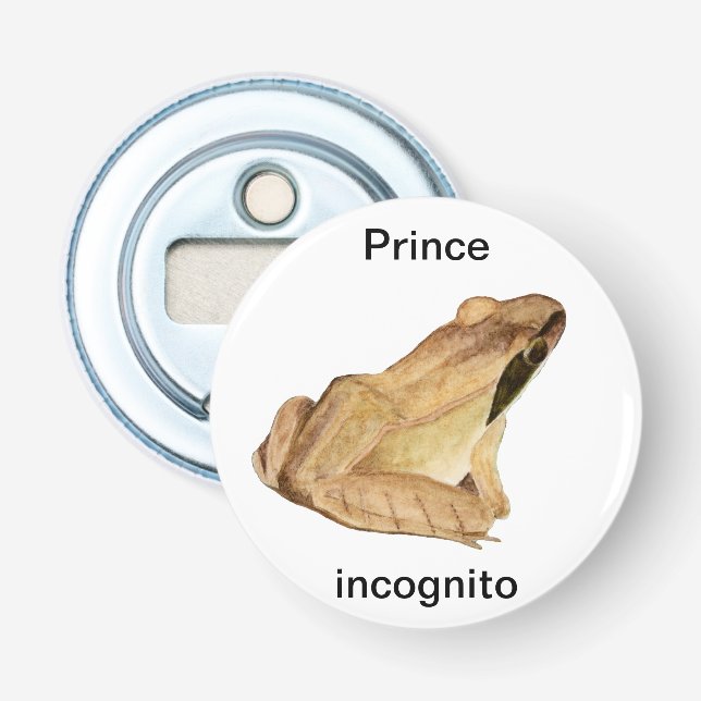 Holzfrosch Flaschenöffner (Vorderseite)