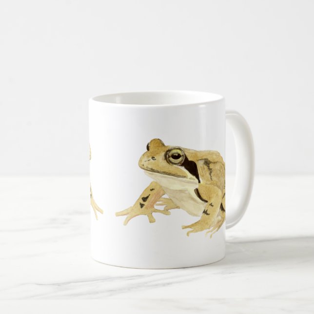 Holzfrosch Kaffeetasse (VorderseiteRechts)