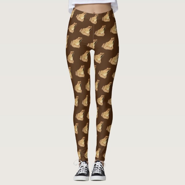Holzfrosch Leggings (Vorderseite)