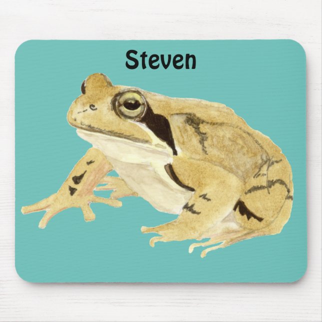 Holzfrosch Mousepad (Vorne)