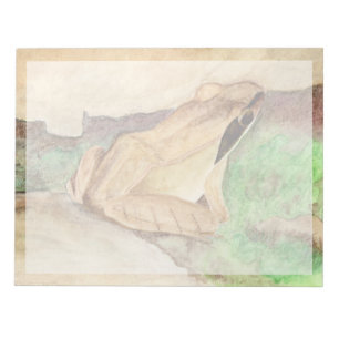 Holzfrosch Notizblock