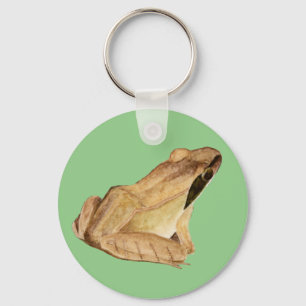 Holzfrosch Schlüsselanhänger
