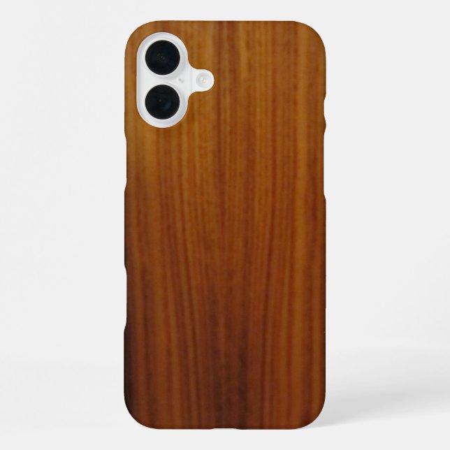 Holzfurnier iPhone Hülle (Rückseite)