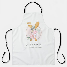 Holzgabellöffel Rosa Koch Baker Schürze