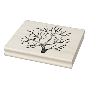 Holzgummistempel - Koralle Gummistempel