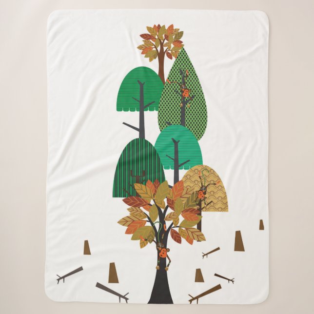 Holzhacken Sherpadecke (Vorderseite)