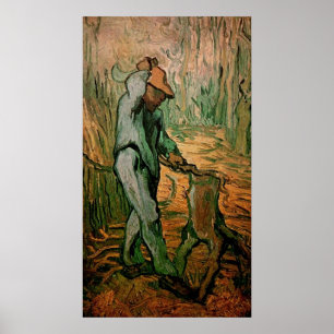 Holzhacker (nach Millet) von Vincent van Gogh Poster