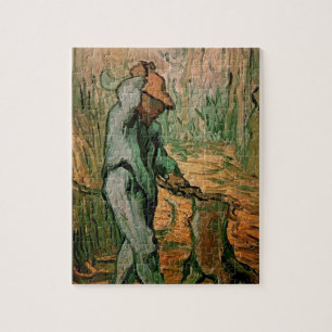 Holzhacker (nach Millet) von Vincent van Gogh Puzzle
