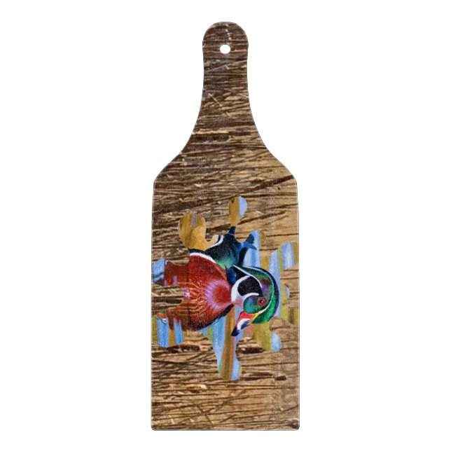 Holzherdschneider, Entenjagd Schneidebrett (Vorderseite)