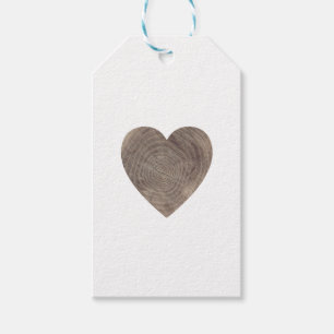Holzherz rustikale Gastgeschenk Hochzeit Geschenkanhänger