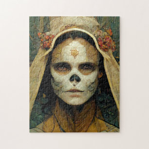 Holzhexe 1 Fantasie Puzzle