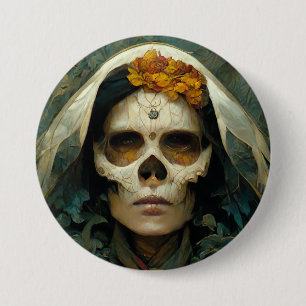 Holzhexe 2 Fantasie Button