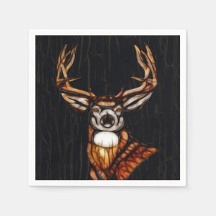 Holzhirsch Rustikale Country-Personalized Party Serviette