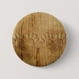 Holzhundpfoilgeflecht Print Button