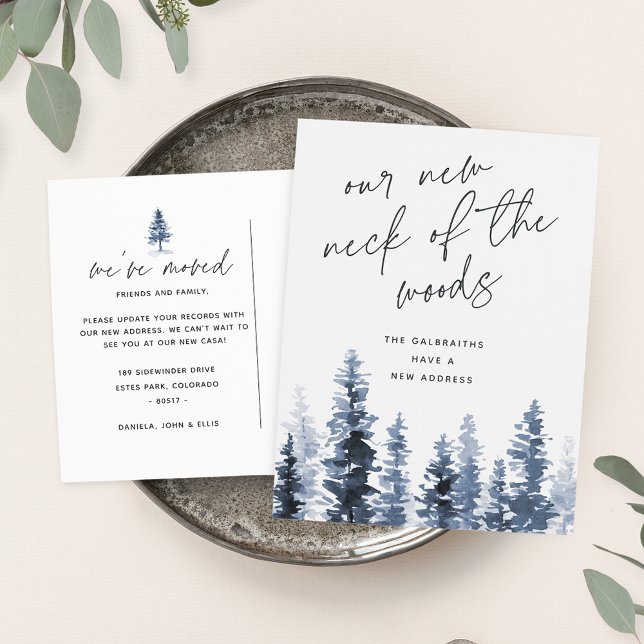 Holzhütte | Neuer Fleck des Woods Moving Postkarte (Von Creator hochgeladen)