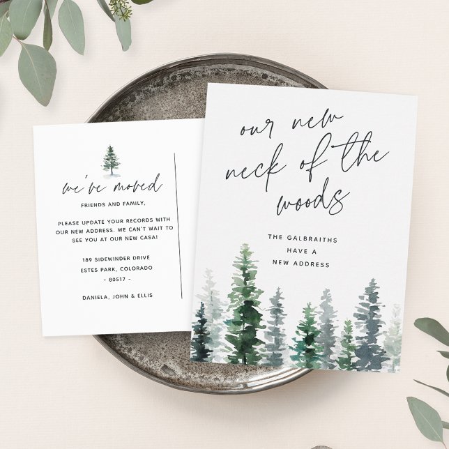 Holzhütte | Neuer Fleck des Woods Moving Postkarte (Von Creator hochgeladen)