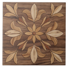 Holzimitat-Fleur-de-Lis-Marketerie