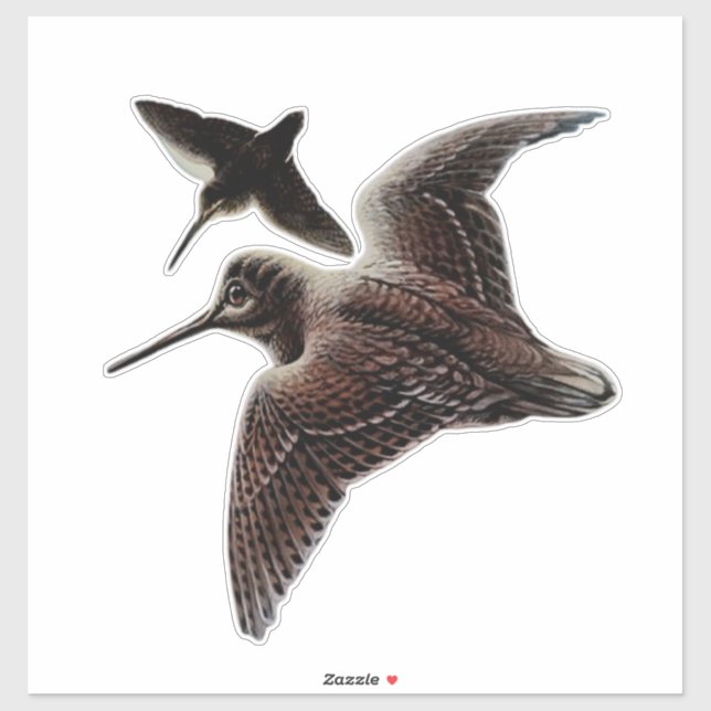 Holzjagd Aufkleber (Blatt)