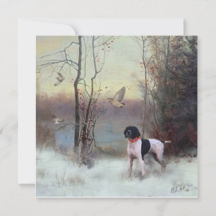 Holzjagd im Rahmen des APS Feiertagskarte