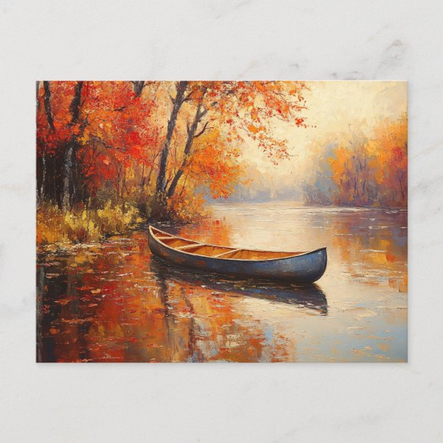 Holzkanuklee Postkarte (Vorderseite)