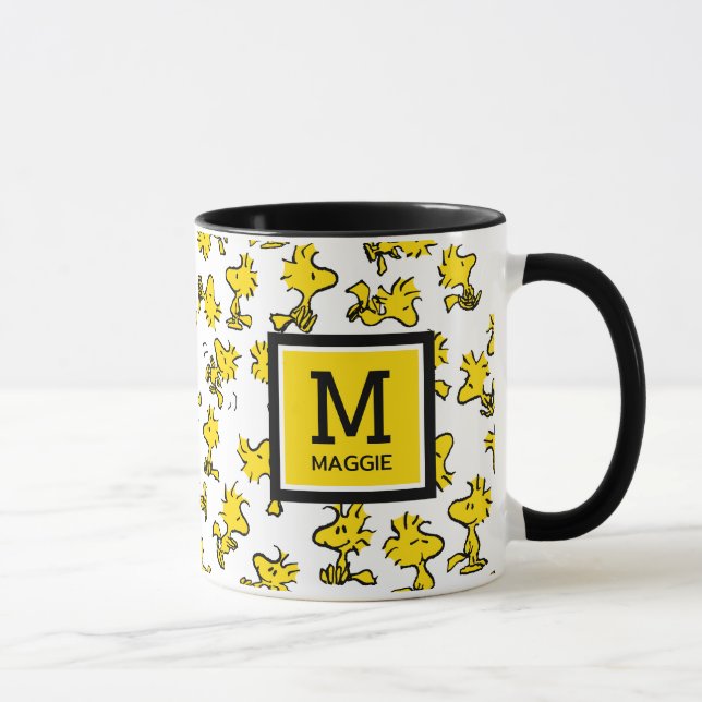 Holzklassiker | Geben Sie Ihren Initial- und Namen Tasse (Rechts)
