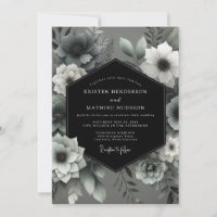 Holzkohle-Gespenstische Blütenhochzeit
