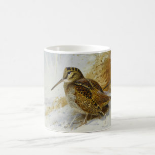 Holzkohle im Winter von Archibald Thorburn Kaffeetasse