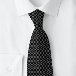 Holzkohle Tiny Starburst Krawatte