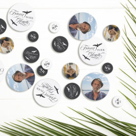 Holzkohle Weiße Vögel für immer in unserem Herz Be Konfetti