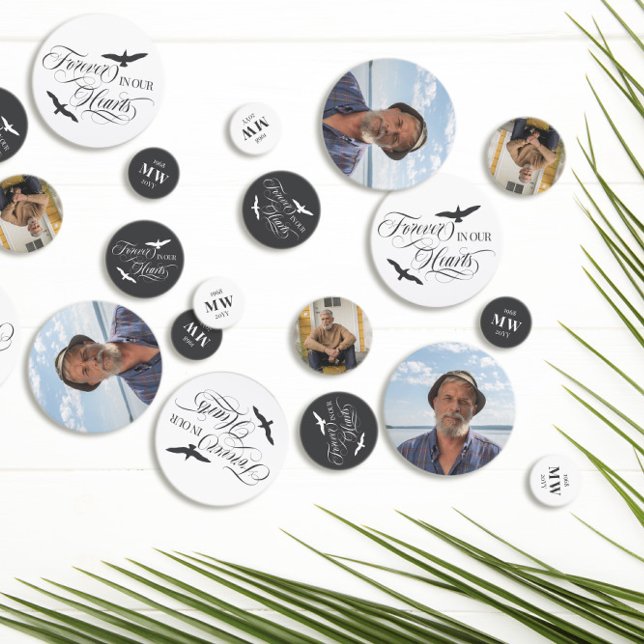 Holzkohle Weiße Vögel für immer in unserem Herz Be Konfetti (Von Creator hochgeladen)