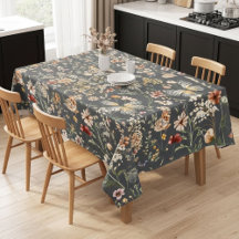 Holzkohlegraue Boho-Wildblumen
