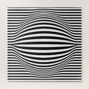 Holzkohlewellen-Relief Puzzle