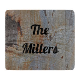 Holzkörner Familienname Tree Bark Foto Natur Schneidebrett