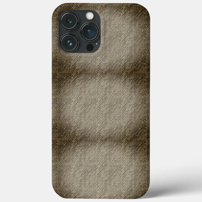 Holzkörner Muster Brauntone Case-Mate iPhone Hülle (Rückseite)