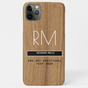Holzkörner / nicht echtes Holz / Kasemat mit Namen Case-Mate iPhone Hülle