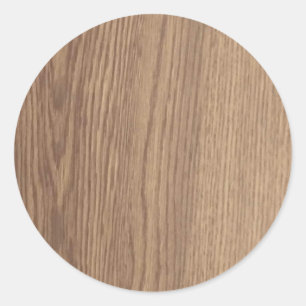Holzkörner-Rundkleber Runder Aufkleber