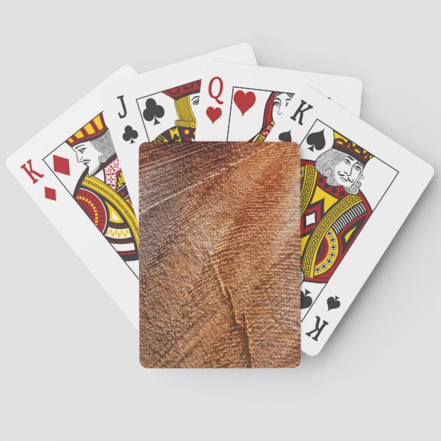Holzkörner schneiden spielkarten (Rückseite)