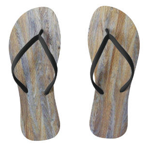 Holzkörngewebe #3 flip flops