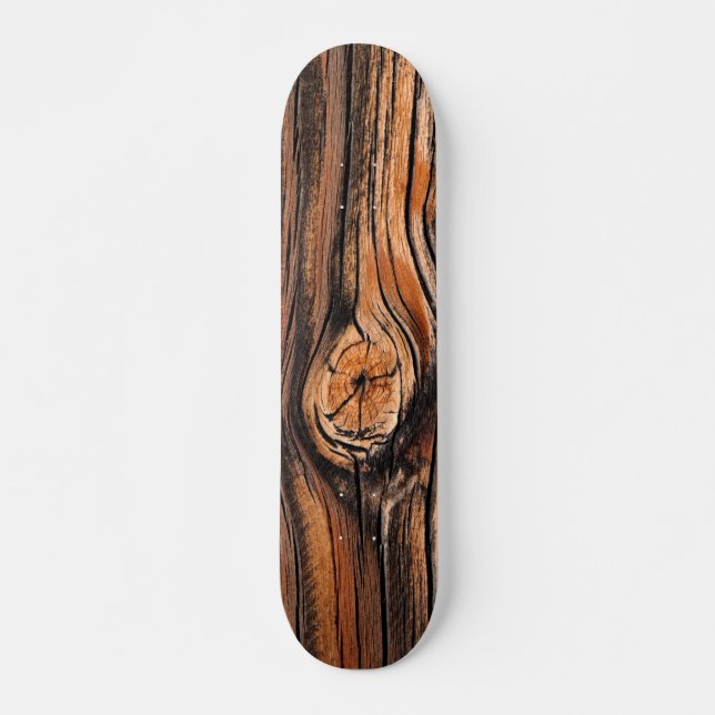 Holzkörnmuster Skateboard (Vorne)