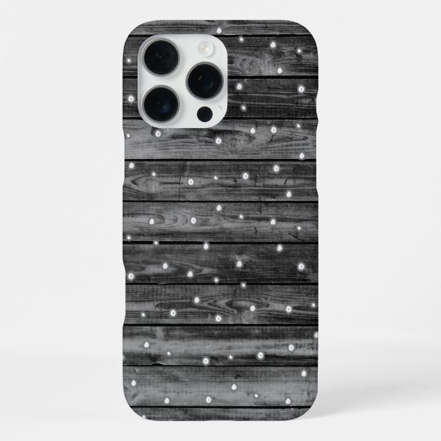 Holzkörntextur iPhone Hülle (Rückseite)