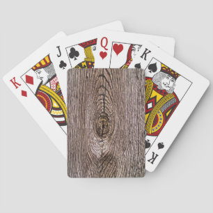 Holzkörntextur Spielkarten