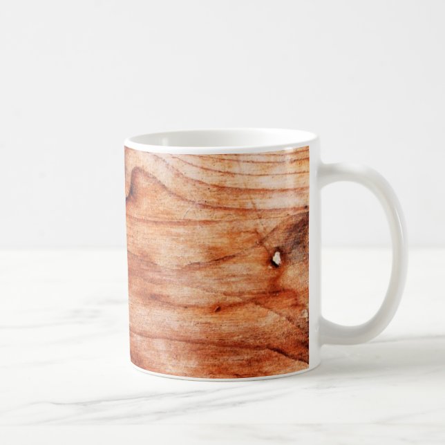 Holzkörntextur Tasse (Rechts)