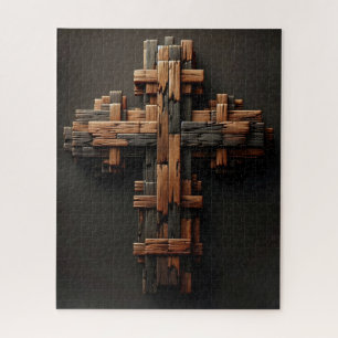 Holzkreuz Puzzle